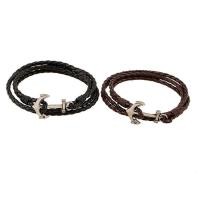 ราคา แฟชั่นใหม่ยอดนิยมเรือสร้อยข้อมือหนัง Anchor Handmade ถักสร้อยข้อมือหลายชั้นเทรนด์เสน่ห์สำหรับผู้ชายและผู้หญิง (29259825422)