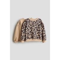 ราคา H&M(เอชแอนด์เอ็ม) เสื้อวอร์มแขนพองแพ็ค 2 ชิ้น เด็กผู้หญิง 1246616_1 (24783769682)