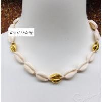 ราคา สร้อยคอเปลือกหอยบาหลี สร้อยคอโชคเกอร์เปลือกหอย (45405410369)