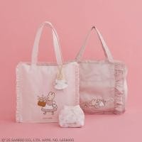 ราคา MAISON DE FLEUR กระเป๋าสะพายผ้าแคนวาสและผ้าซาติน สไตล์ญี่ปุ่น ลายใบบัว (56100633514)