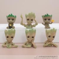 ราคา กรูทจิ๋ว 7 แบบ เบบี้กรูทจิ๋ว baby groot ตกแต่งสวน แต่งโต๊ะทำงาน (25852250352)