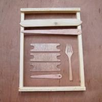 ราคา กี่ทอผ้า แบบพกพา กี่ทอผ้าจิ๋ว Weaving loom (891137147)