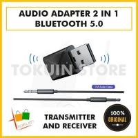 ราคา เครื่องรับสัญญาณเสียงบลูทูธ 5.0 เครื่องส่งสัญญาณเพลงอะแดปเตอร์ดองเกิล USB ไร้สายแล็ปท็อปพีซี (8822088747)