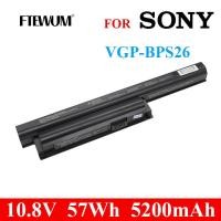 ราคา 6เซลล์5200มิลลิแอมป์ชั่วโมง10.8โวลต์ VGP-BPS26 1711Q1RW แบตเตอรี่แล็ปท็อปสำหรับ Sony Vaio VGP-BPL26 VGP-BPS26A SVE14A 17 (27507881954)
