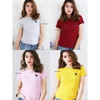 ราคา LADY DAKA SHOP เสื้อรัดรูปนมโต สีพื้น ปักนกตรงอก CC-OO (8913883603)