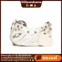 ราคา Provide receipt BALENCIAGA LE CAGOLE WHITE CALF (55706681431)