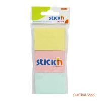 ราคา กระดาษโน้ต STICKN 1.5″x2″ (1×3) 21126 สีพาสเทล สีหวาน คละสี (จำนวน 1 แพ็ค) (16496287814)