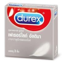 ราคา ถุงยางอนามัย Durex Fetherlite Ultima 52mm (756616607)