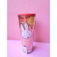 ราคา ของแท้ 2025 Miffy + Starbucks สตาร์บัค มิฟฟี่ Plastic Cold Cup Miffy 70th Anniversary Edition (24 oz.) (55651046442)