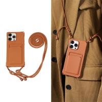 ราคา Samsung Galaxy S24 Ultra S23 Plus S23 FE Wallet Card Strap Case กันกระแทก Slot Holder Crossbody Cord Necklace Lanyard Cover (24385178423)