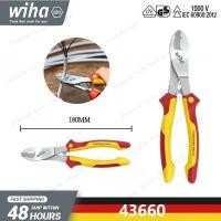 ราคา WIHA 43660 มีดตัดสายไฟฉนวน VDE 1000V ขนาด 180 มม. สำหรับช่างไฟฟ้า อุปกรณ์มือช่าง (45403287162)