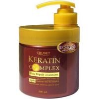 ราคา ⏳ครูเซ็ท เคราติน คอมเพล็กซ์ แฮร์ รีแพร์ ทรีทเม้นท์ ขนาด 500มล. Cruset Keratin Complex Hair Repair Treatment (สีน้ำตาล) (6462270573)