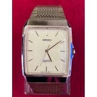 ราคา SEIKO SPIRIT Quartz ตัวเรือนทองชุบ นาฬิกาผู้ชาย มือสองของแท้ (19079519213)