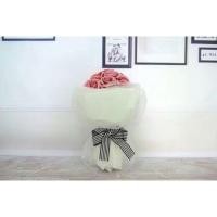 ราคา ช่อดอกกุหลาบ ของขวัญวาเลนไทน์ Valentine วัสดุทำจากผ้าที่มีคุณสมบัติเก็บกลิ่นหอมได้ยาวนาน (911934334)