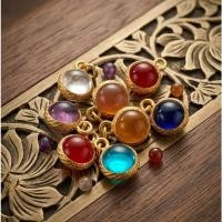 ราคา จี้ สร้อยคอ 1ซม ลูกแก้วพญานาค จี้ห้อยคอ มณีนาคราช สีประจำวันเกิด มณีนาคา พญานาคราช สวย (54106737440)