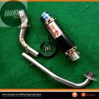 ราคา สีแดงของฉัน LEO RACING ท่อไอเสียเปิดสําหรับ EX5 DASH 110 125 WAVE 110 125 LC135 Y15ZR SYM KRISS 110 125 SRL LAGENDA (29794044867)