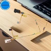 ราคา Haostont สําหรับ IPod Nano 5 5th Gen สีขาวหูฟัง Ja Hold สวิทช์ไมโครโฟนโมดูล Flex สายซ่อม TH (42528782791)