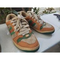 ราคา รองเท้าผ้าใบกุชชี่ Gucci มือสอง (28128856310)