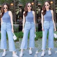 ราคา กางเกงยีนส์ทรงบอย กางเกงยีนส์เอวสูง MISS HOTTY JEANS #4837119968 (4837119968)