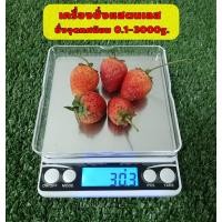 ราคา เครื่องชั่งน้ำหนัก เครื่องชั่งอาหาร เครื่องชั่งดิจิตอลแสตนเลส ชั่งจุดทศนิยม 0.1-3,000g./0.01-500g. (1152053899)