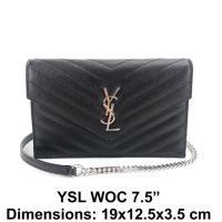 ราคา New YSL WOC 7.5” in Black/SHW (13346712042)