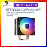 ราคา ( รองรับ Intel LGA 1700 ) DEEPCOOL GAMMAXX 400K RGB CPU Air Cooler (23143705254)