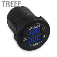 ราคา Treee Treee-th Acouto LED Voltmeter แอมป์ 12-24V แอมป์แรงดันไฟฟ้าดิจิตอลเครื่องวัดแรงดันไฟฟ้า 2-in-1 รอบกระแสไฟฟ้าสำหรับรถมอเตอร์ไซค์รถมอเตอร์ไซค์รถมอเตอร์ไซค์ทางทะเลรถ (29390126130)