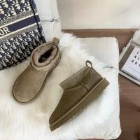 ราคา UGG 2024 สำหรับสุภาพสตรี รองเท้าบู๊ตนุ่มสบาย ทรงกระบอกสั้น หนา อุ่นในฤดูหนาว (53651223394)