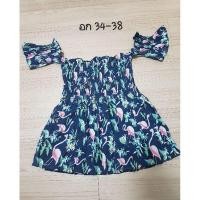 ราคา เสื้อเกาะอกมีแขน ลายฟามิงโก้ เกาะอกสาวอวบ สภาพดี (7249262068)