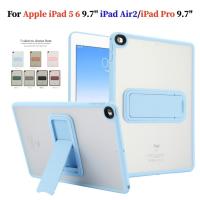 ราคา สําหรับ Apple iPad 5 6 9.7 "iPad Air2 iPad Pro 9.7 "A1893 A1822 A1673 A1566 A1474 สีกรอบปรับ Bracket Matte Stand แท็บเล็ตกรณี (49006925697)