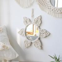 ราคา Nordic ตกแต่งบ้านกระจกแต่งหน้า ins B & B ห้องนั่งเล่นผนัง Tapestry กระจกติดผนังของขวัญ (26550564392)
