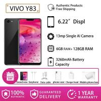 ราคา VIVO Y83 6+128G โทรศัพท์มือถือของแท้ 100% ครบชุดแบตเตอรี่โทรศัพท์มือถือเดิมความจุ 3260mAh Android 8.1 พร้อมของขวัญรับประกัน 1 ปี ราคาต่ําสุด o (28653862425)