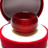 ราคา TANITTgems แหวนอาเกตสีน้ำตาลอมส้มแบบวงใหญ่หน้ากว้าง13มม. (3371320656)