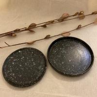 ราคา Black marble set จานกลมลายหินอ่อนดำ จานเซรามิค (10401602016)