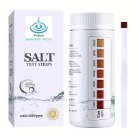 ราคา กระดาษวัดค่าเกลือ Salt Test Strip แผ่นวัดค่าความเค็มเกลือ 10 pcs Salt Test Strip for Swimming Pools - Salt (24863059573)