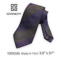ราคา ❌sold❌GIVENCHY PARIS Used tie 100%Silk made in ITALY (15394741785)