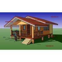 ราคา แบบบ้านสวน(48ตรม.)1 ห้องนอน (โครงสร้าง ไม้,เหล็กและคอนกรีต) (25428044890)