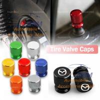 ราคา อุปกรณ์ตกแต่งรถมอเตอร์ไซค์ Mazda ยางวาล์ว Caps Air Stem ฝาครอบปลั๊กล้อ Airtight Universal อลูมิเนียมฝาครอบล้อสําหรับ Mazda 2 3 CX5 CX30 CX8 CX3 Mazda2 6 5 CX9 BT50 อุปกรณ์เสริม (53455872612)