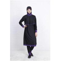 ราคา ❤ ชุดว่ายน้ำมุสลิมมีฮู้ดสำหรับผู้หญิงชุดว่ายน้ำ2ชิ (27451942003)