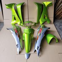 ราคา ชุดสี เฟรมรถ กาบรถ wave125r เวฟ125 125s สีเขียว ยกชุด11ชิ้น พร้อมติดสติ๊กเกอร์เคลือบเงาแท้ (27950699319)
