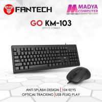 ราคา FANTECH GO KM103 เมาส์คีย์บอร์ด Office Combo แบบมีสาย USB - เมาส์คีย์บอร์ดสาย USB (51704061468)
