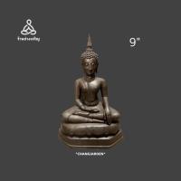 ราคา พระพุทธสุโขทัย ปางสะดุ้งกลับ เนื้อทองเหลืองขนาด 9 นิ้ว (41258240419)