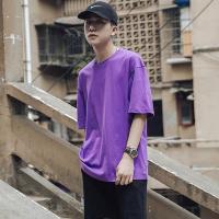 ราคา ✨T-SHIRT เสื้อยืด คอกลม แขนสั้น สีพื้น ผ้าCotton100% (สีม่วงอ่อน)✨ (6967648197)