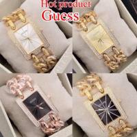 ราคา Guess รุ่นสายโซ่สุดหรูงานดี แถมฟรีกล่องหมอน+ผ้าเช็ด+เซ็ทเวลา (4229950069)