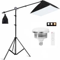 ราคา สตูดิโอถ่ายภาพ ไฟต่อเนื่อง Softbox Boom Arm studio camera Light Stand ไฟสตูดิโอ ไฟถ่ายรูป ไฟไลฟ์สด (45203989398)