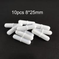 ราคา B8*25 MM 10pcs PTFE Magnetic Stirrer Mixer Stir Bar With Pivot Ring White Color (51753725822)