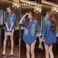 ราคา Jeans DM Floral Long Sleeve Shirt (44306427793)