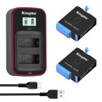 ราคา KingMa GoPro Hero 12 11 10 9 Battery + Charger cแนชาร์จ ยี่ห้อ KingMa battery Charger (7462861665)