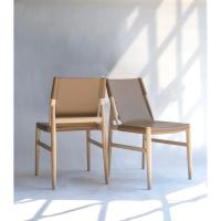 ราคา เก้าอี้ทานข้าว Dining chair โครงไม้แอช และ หนัง PU อย่างดี เก้าอี้แนวสแกน Nordic Chair (22022166909)
