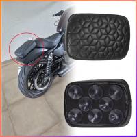 ราคา รถจักรยานยนต์ 8 ถ้วยดูดด้านหลัง Pillion Passenger หนังที่นั่ง Pad t สําหรับ Harley XL883 1200 X48 72 Choppers Bobber Cafe Racer (54157932464)